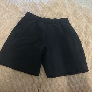 🔥 RHOBACK Everyday Short Men's  Sz LARGE Navy  MEASUREMENTS PICTURED RAN SMALL